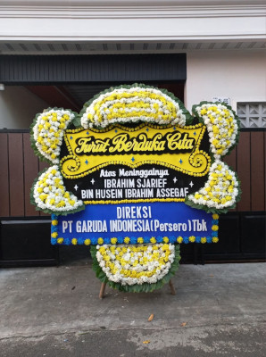Papan Bunga Duka di Lubai Ulu