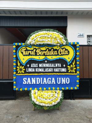 Papan Bunga Duka di Lubai Ulu